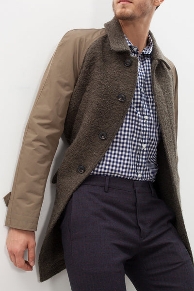 Raglan Maniche Coat in Olive – Whistler Hills