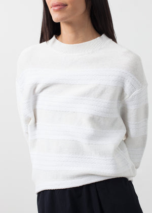 Wide Stripe Sweater