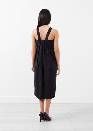 V-Strap Pocket Dress
