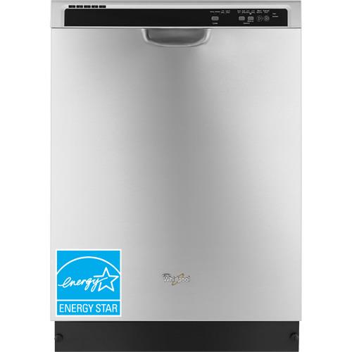Whirlpool - 24" Stainless Steel Built-In Dishwasher