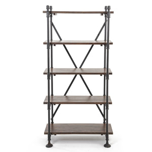 Industrial Pipe Bookcase